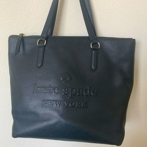 Kate Spade Penny Leather Black Tote Bag